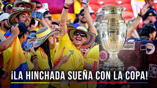 Hinchas en impresionante banderazo piden la Copa América a sus jugadores
