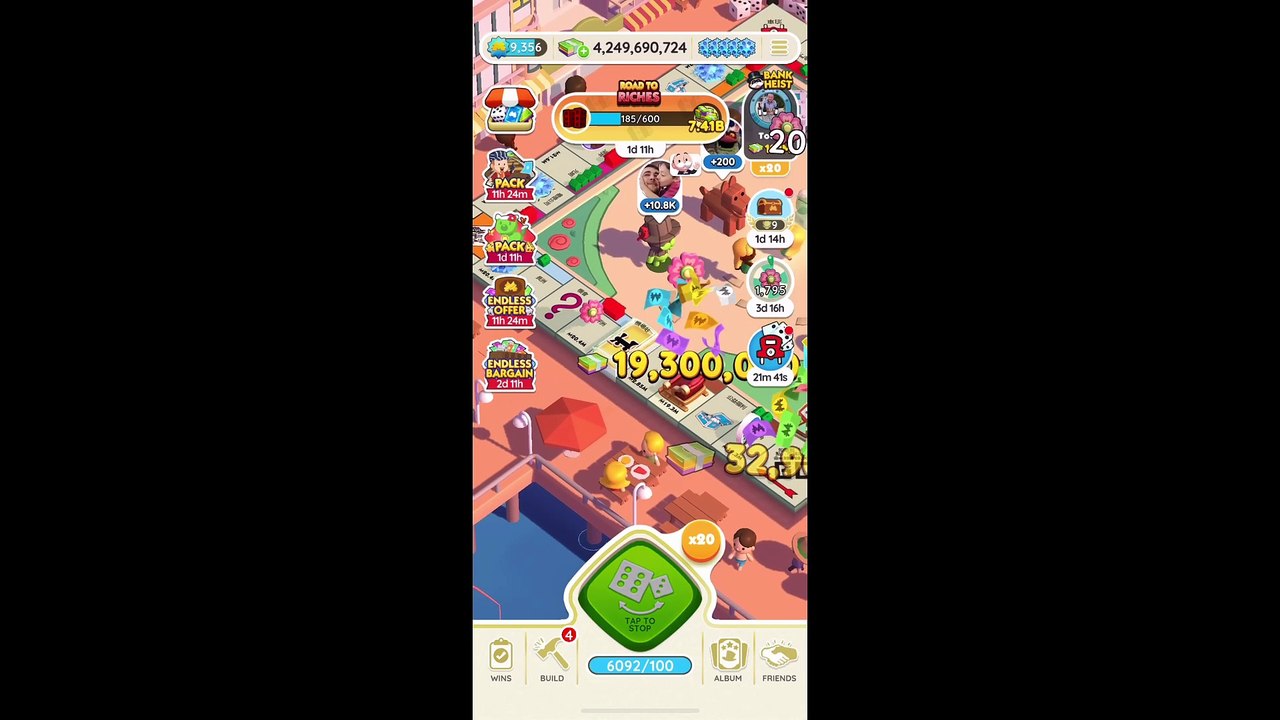 [Miniriceto]Game Play _ Monopoly Go! Day 308