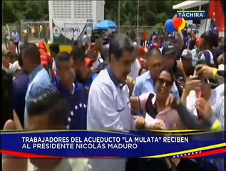 Jefe de Estado inaugura el Acueducto "La Mulata" en el mcpio. Pedro María Ureña del estado Táchira