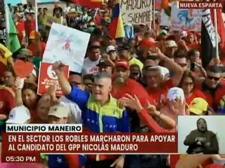 Nueva Esparta | Pueblo del municipio Maneiro se moviliza en apoyo al candidato Nicolás Maduro