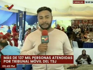 Más de 137 mil personas han sido atendidas en todo el país por el Tribunal Móvil