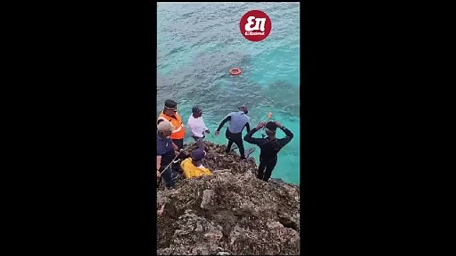 Encuentran en el mar camión de UPS en el que se transportaría el desaparecido Juan José Valerio