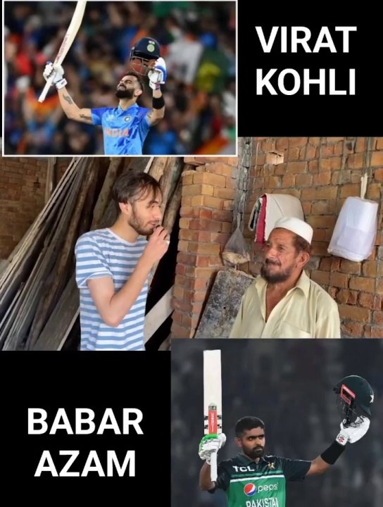 BABAB AZAM âVIRAT KOHLIâPAK VS INDIAâASIA CUP 2023 #cricket #cricketmatch #pakvsind #funny #ipl