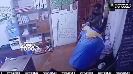 DELINCUENTES ABORDO D EUNA MOTO ATRACAN UN SURTIDOR EN MONTERO