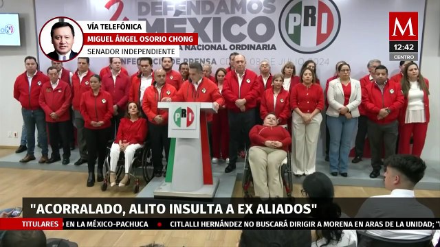 Que no digan que no se los dije : Osorio Chong señala de traidor a 'Alito' Moreno