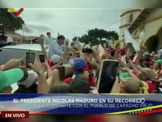 Presidente Nicolás Maduro comparte con el pueblo de Capacho Viejo en el estado Táchira