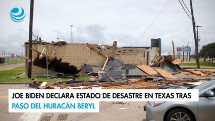 Joe Biden declara estado de desastre en Texas tras paso del huracán Beryl HOR