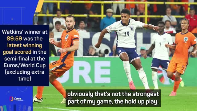 Ollie Watkins 'lost for words' following England heroics
