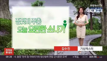 [날씨] 오늘 소나기, 시간당 20㎜ 안팎…전국 한낮 무더위