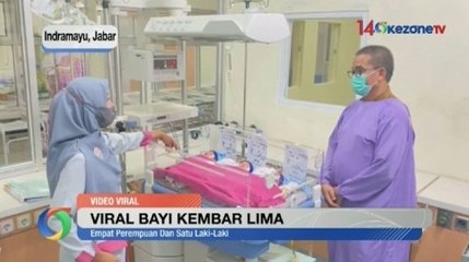 Viral! Seorang Ibu di Indramayu Lahirkan 5 Bayi Kembar