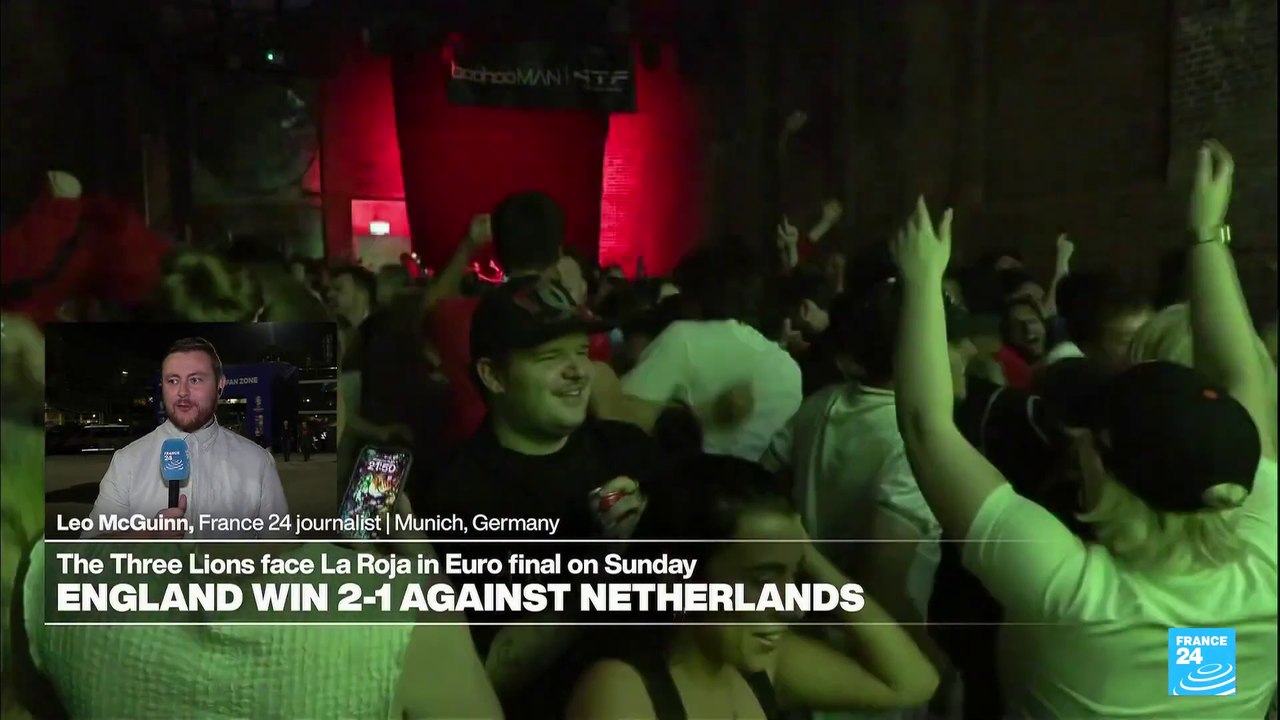 England reach Euro 2024 final after beating the Netherlands 2-1 FRANCE 24 English