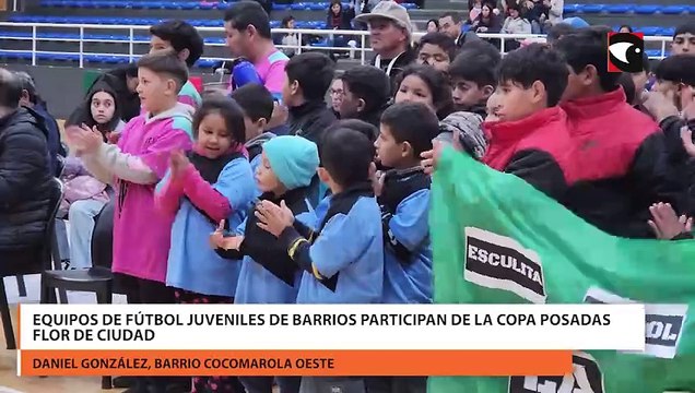 Equipos de fútbol juveniles de barrios participan de la Copa Posadas Flor de Ciudad