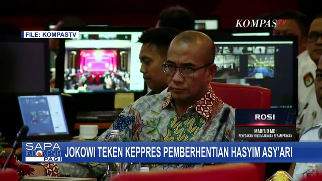 Presiden Jokowi Teken Keppres Pemberhentian Dengan Tidak Hormat Hasyim Asy'ari
