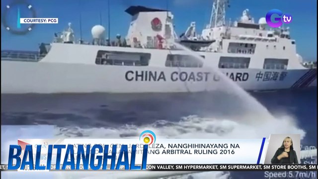 Dating Sol. Gen. Jardeleza, nanghihinayang na tila hindi nagagamit ang Arbitral Ruling 2016 laban sa China | Balitanghali