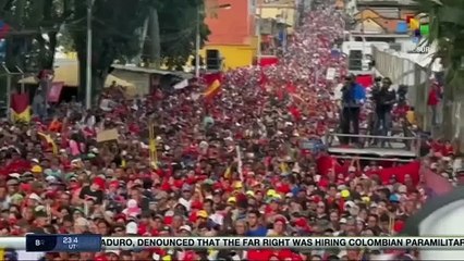 Presidential campaigns take place all over Venezuela