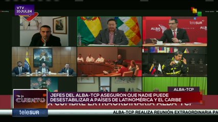 Download Video: Miembros del ALBA-TCP se reunieron para denunciar el intento de golpe de Estado en Bolivia