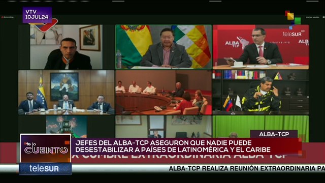 Miembros del ALBA-TCP se reunieron para denunciar el intento de golpe de Estado en Bolivia