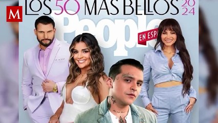 Christian Nodal es nombrado entre los 50 más bellos y redes explotan