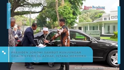 Presiden Jokowi Sambut Kunjungan Grand Syekh Al-Azhar, Istana Merdeka
