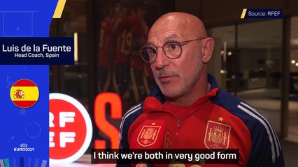 Luis de la Fuente expects a 'great spectacle' in Spain-England final