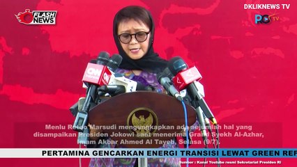 Ketpres Menlu Retno Marsudi Terkait Kunjungan Grand Syekh Al-Azhar di Istana Merdeka