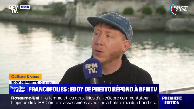 Eddy de Pretto était aux Francofolies de la Rochelle, après y avoir participé en 2018, sans en garder un très bon souvenir: J'avais envie de revenir prendre une certaine revanche