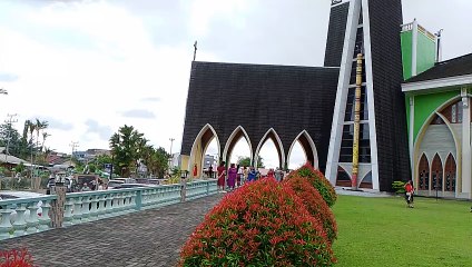 cathedral church in Sanggau district, West Kalimantan, Indonesia