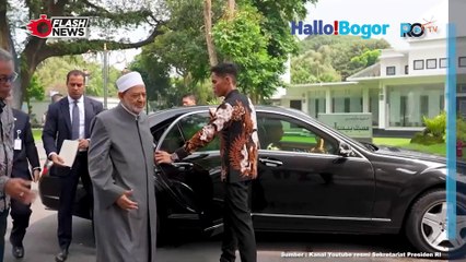Presiden Jokowi Terima Kunjungan Grand Syekh Al-Azhar: Promosi Islam Moderat dan Dialog Antariman