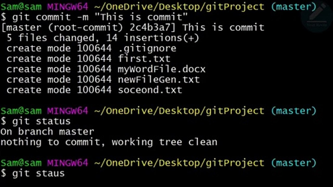 Lesson No 6 Setting Up git and gitHub
