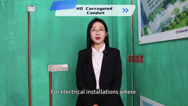 PVC Heavy Duty Corrugated Electrical Conduit Pipe - Ctube