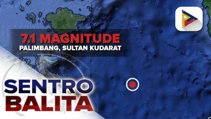 Sultan Kudarat, niyanig ng magnitude 7.1 na lindol;