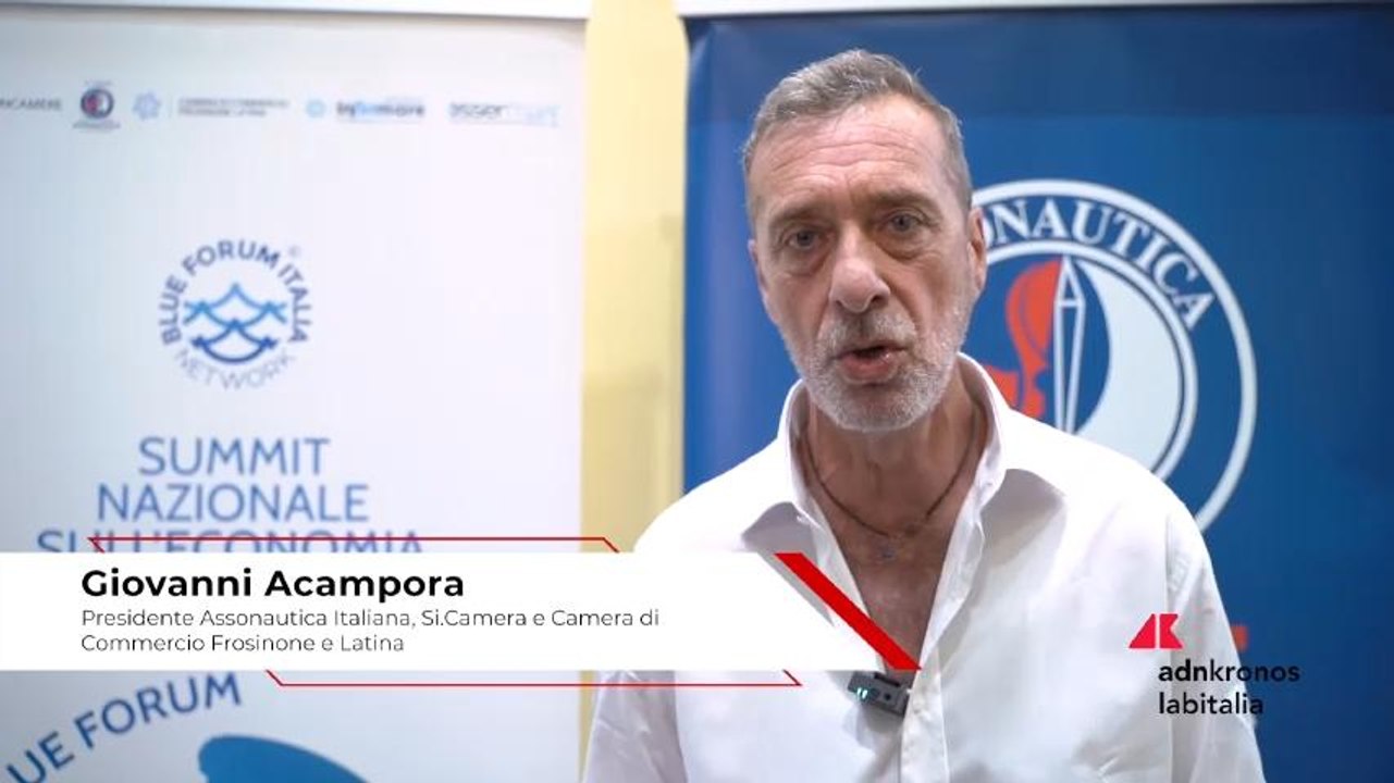 Acampora: “Economia del mare finalmente centrale per l’Italia”