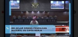 MK Gelar Sidang Pengujian Materil UU Cipta Kerja