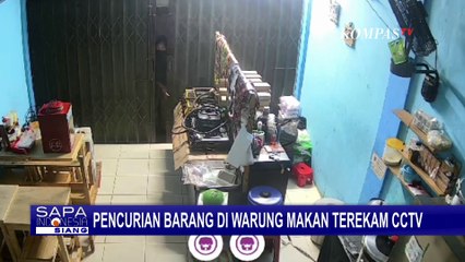 Nekat! Beginilah Aksi Pencurian yang Dilakukan Seorang Wanita di Sebuah Warung Makan di Tangsel