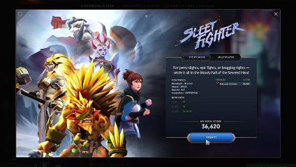 DOTA 2 Limited Event fighting Mini Game: Sleet Fighter