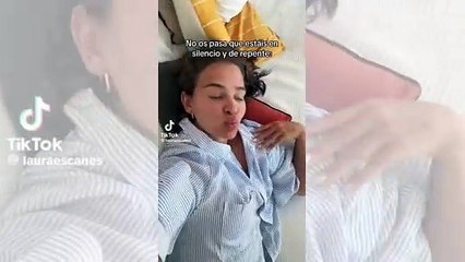 Laura Escanes baila con Cucurella