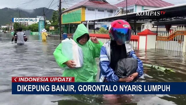 Banjir Rendam 6 Kecamatan di Kota Gorontalo, Aktivitas Warga Nyaris Lumpuh Total