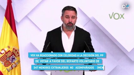 Vox da por rotos los pactos de Gobierno con el PP y anuncia una "reunión de urgencia"
