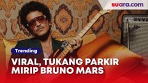 Viral, Tukang Parkir di Bali Ini Dibilang Mirip Bruno Mars dari Kejauhan