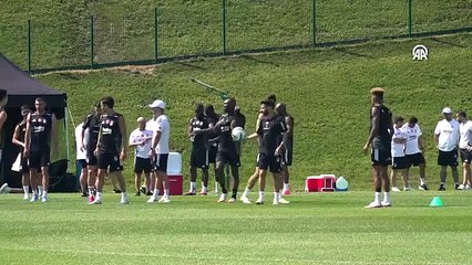 Beşiktaş'ta fıskiyeli antrenman