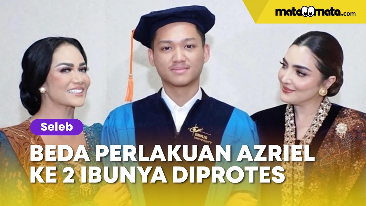 Wisuda Ditemani KD dan Ashanty, Beda Perlakuan Azriel Hermansyah ke 2 Ibunya Diprotes