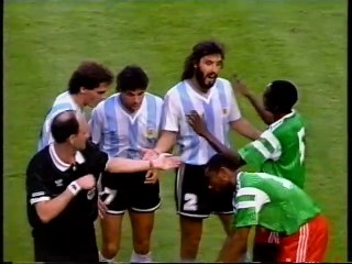 Argentina v Cameroon Group B 08-06-1990
