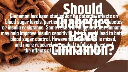 Know How Cinnamon Control Your Blood Sugar Level