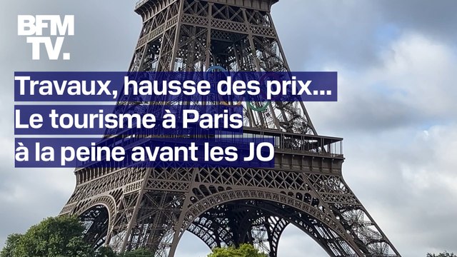 Travaux, JO, hausse des prix… Le tourisme à Paris est-il à la peine?
