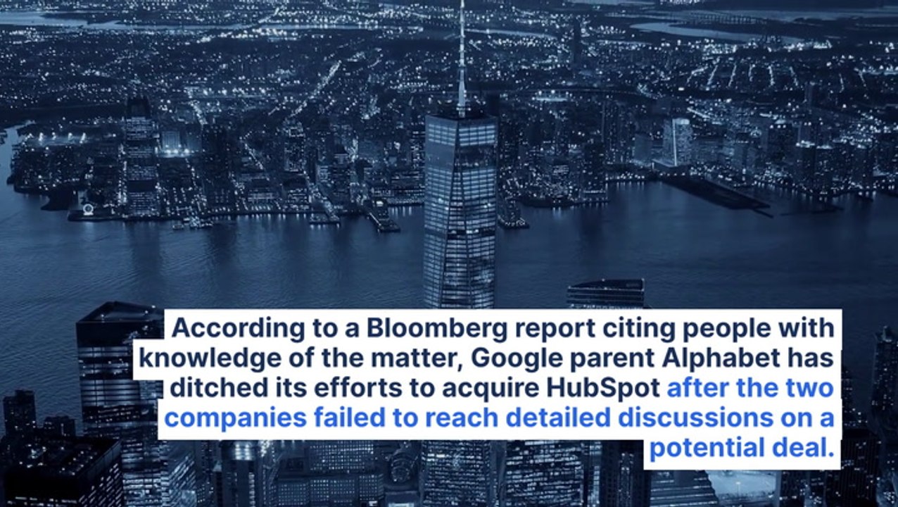 HubSpot Stock Sinks After Alphabet Pulls Plug O...