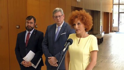 Brífing ministrov B. Suska a T. Tarabu po rokovaní vlády l 10.7.2024