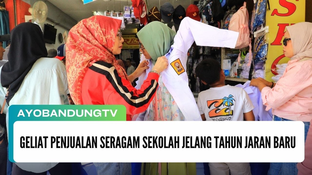 Geliat Penjualan Seragam Sekolah Jelang Tahun Jaran Baru
