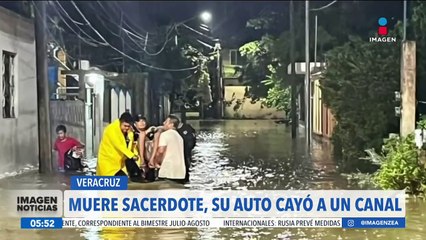 Sacerdote muere debido a las intensas lluvias en Veracruz