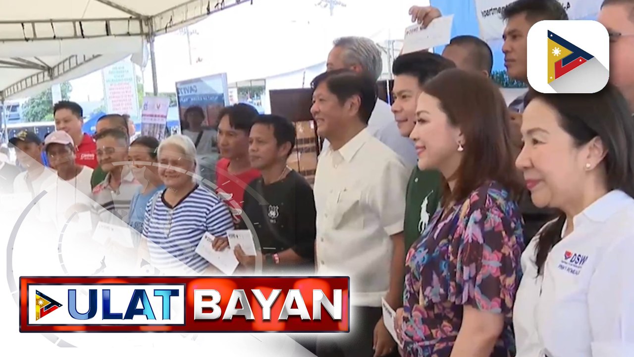 PBBM, pinangunahan ang pamamahagi ng tulong sa naapektuhan ng El Niño sa Dasmariñas, Cavite