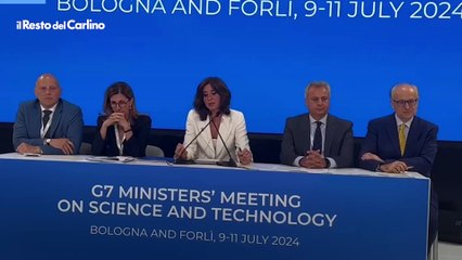 Il ministro Bernini chiude il G7 della Scienza a Bologna: il video